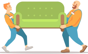 Bank verhuizen en vervoeren